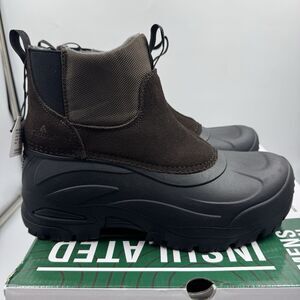 New Staheekum Men’s Waterproof Insulated Winter Snow Boots Brown Size 9 NIB